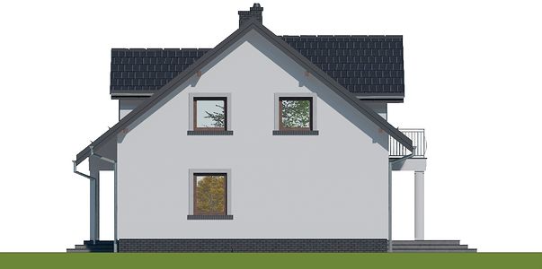 Фасад дома FGK-6393-14 Фасад дома FGK-6393-14