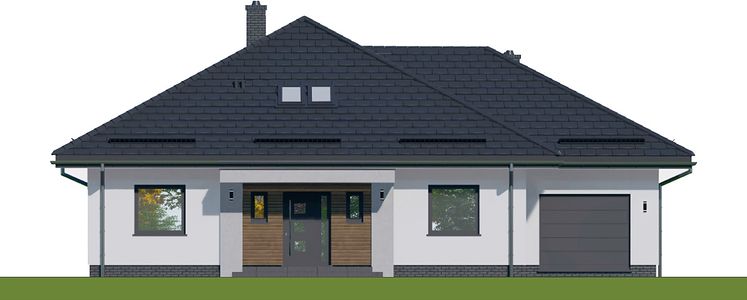 Фасад дома ADH-4128-18 Фасад дома ADH-4128-18