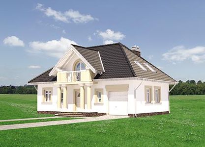 Фасад дома AGF-2481-28 Фасад дома AGF-2481-28