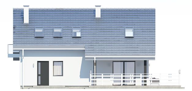 Фасад дома FEE-1512-63 Фасад дома FEE-1512-63