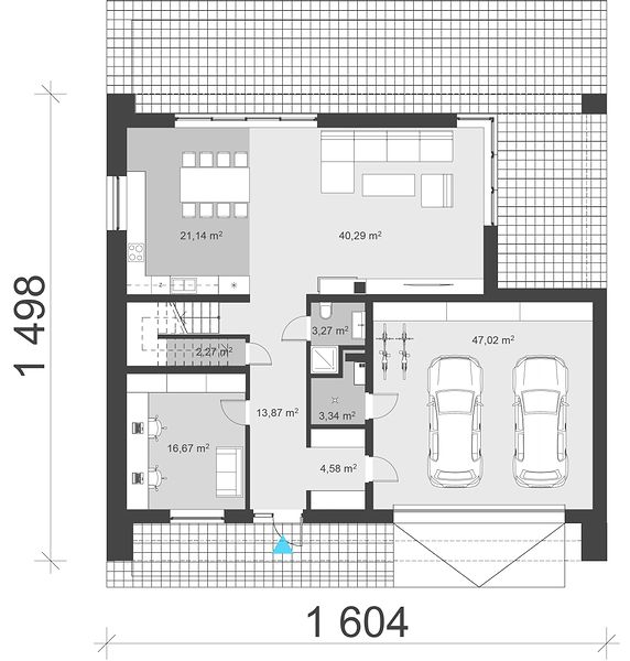 План 1 этажа дома DEH-3246-68 План 1 этажа дома DEH-3246-68