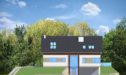 Фасад дома BHG-4125-31 Фасад дома BHG-4125-31