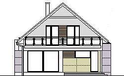 Фасад дома BGB-8763-89 Фасад дома BGB-8763-89