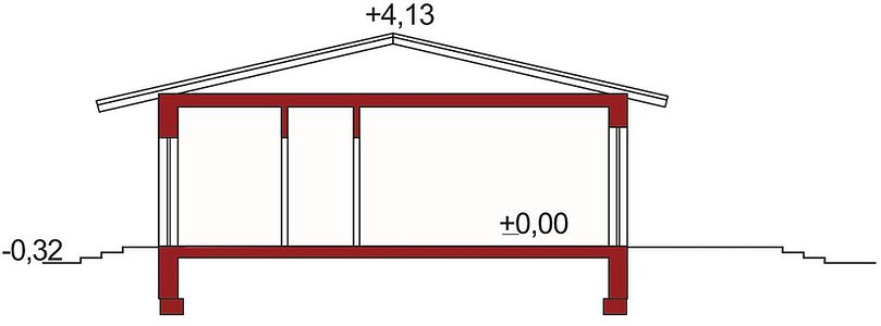 Фасад дома HGE-6854-56 Фасад дома HGE-6854-56