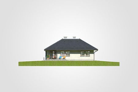 Фасад дома EHE-6994-89 Фасад дома EHE-6994-89