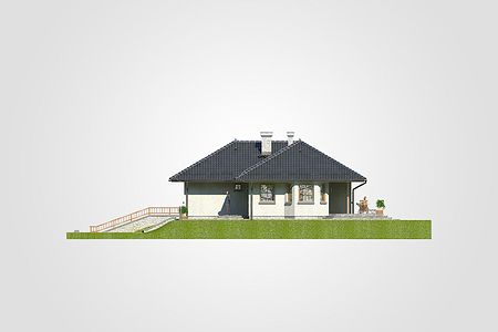 Фасад дома EHE-6994-89 Фасад дома EHE-6994-89
