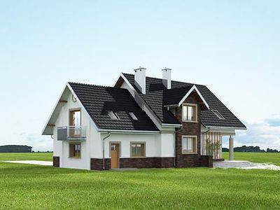 Фасад дома CBK-4882-55 Фасад дома CBK-4882-55