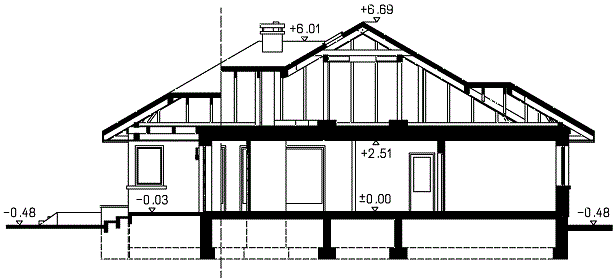 Фасад дома AKC-9263-32 Фасад дома AKC-9263-32