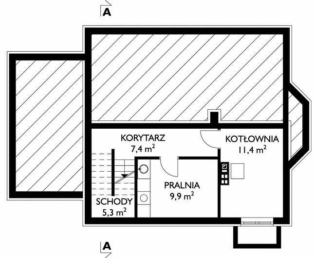План 1 этажа дома BDF-2271-66 План 1 этажа дома BDF-2271-66