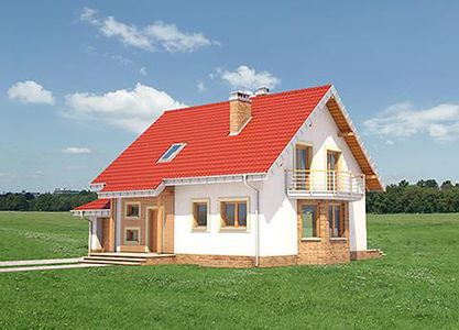Фасад дома BDF-2271-66 Фасад дома BDF-2271-66