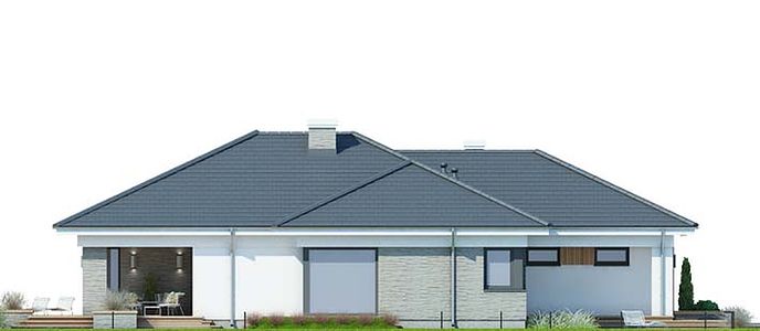 Фасад дома FBG-8366-47 Фасад дома FBG-8366-47