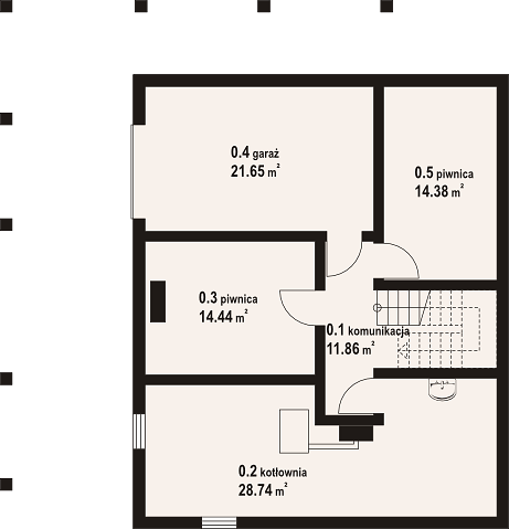 План 1 этажа дома EAD-1271-94 План 1 этажа дома EAD-1271-94
