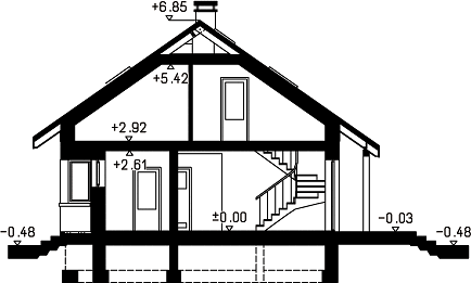 Фасад дома DCG-9524-89 Фасад дома DCG-9524-89
