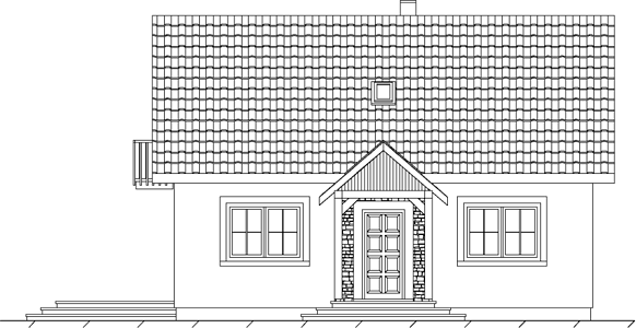 Фасад дома EEE-1141-16 Фасад дома EEE-1141-16