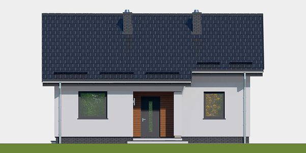 Фасад дома KGK-5272-58 Фасад дома KGK-5272-58