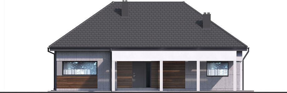 Фасад дома BEF-5323-45 Фасад дома BEF-5323-45