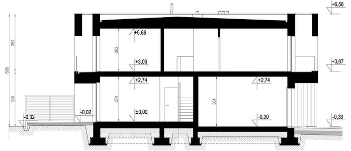 Фасад дома BGA-7528-98 Фасад дома BGA-7528-98