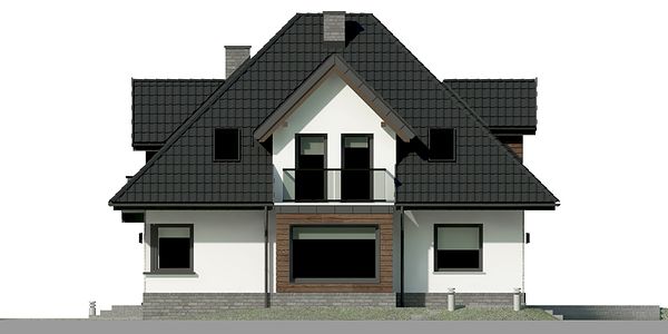 Фасад дома DBE-4554-28 Фасад дома DBE-4554-28