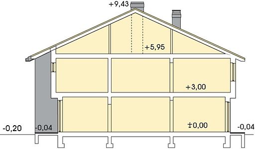 Фасад дома EKA-8311-53 Фасад дома EKA-8311-53