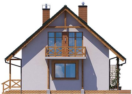 Фасад дома EFK-6436-62 Фасад дома EFK-6436-62