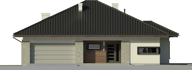 Фасад дома CDH-2183-16 Фасад дома CDH-2183-16
