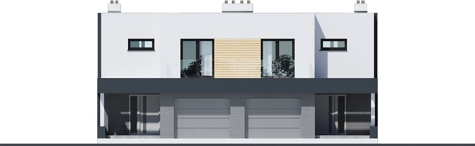 Фасад дома BGB-2431-55 Фасад дома BGB-2431-55