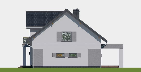 Фасад дома AHE-8435-34 Фасад дома AHE-8435-34