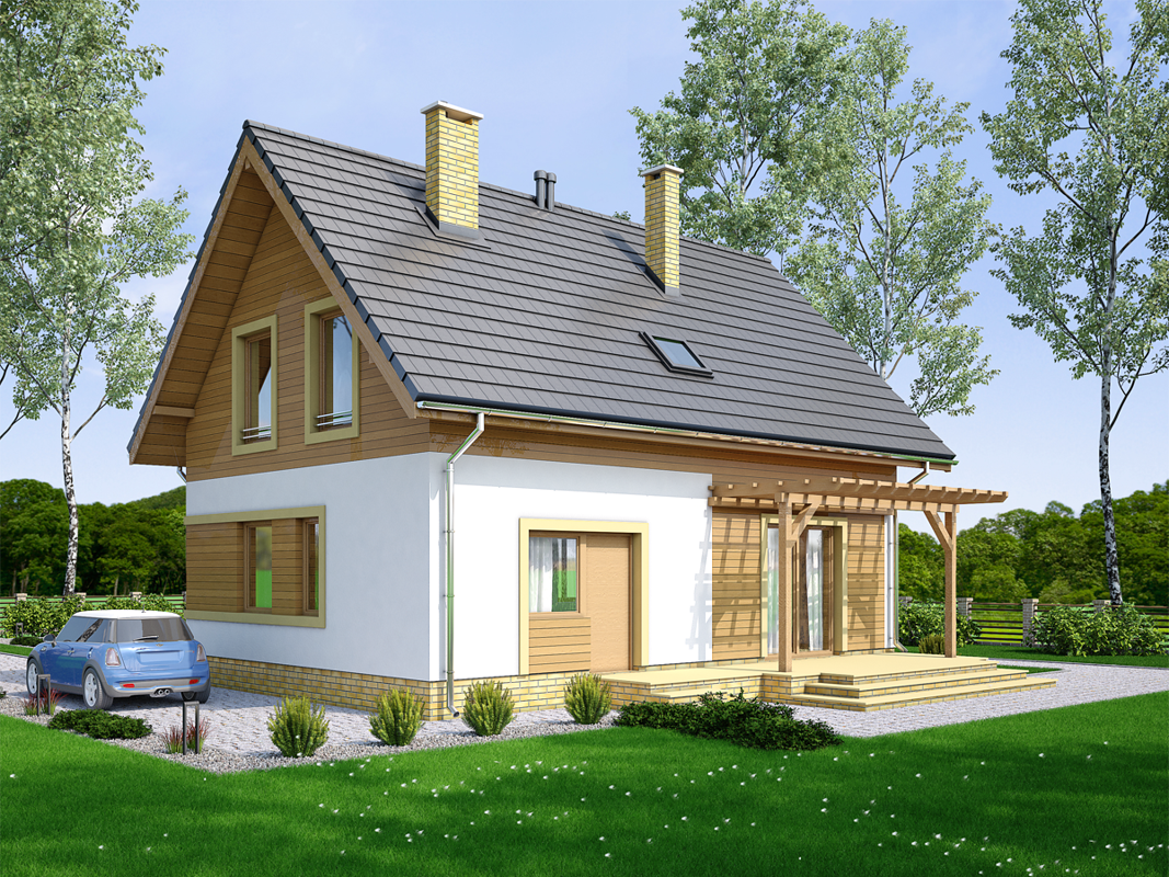 Проект дома KHH-3661-61