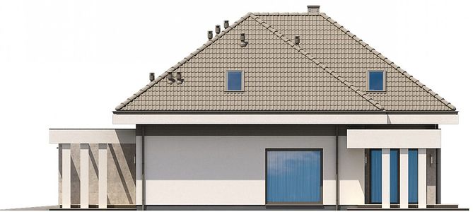 Фасад дома HGF-9432-89 Фасад дома HGF-9432-89