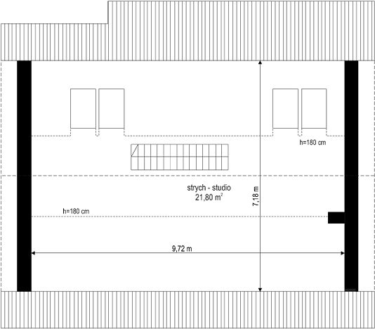 План 2 этажа дома DKB-7146-59 План 2 этажа дома DKB-7146-59