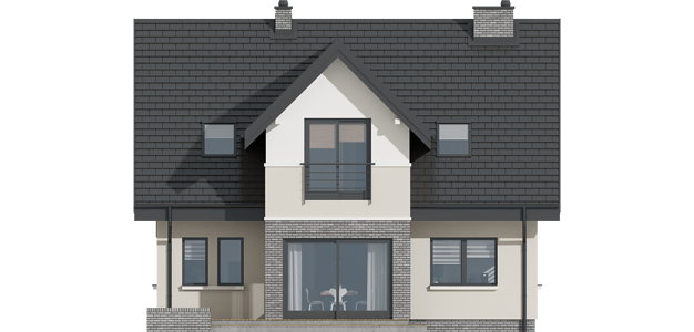 Фасад дома KDH-1148-42 Фасад дома KDH-1148-42