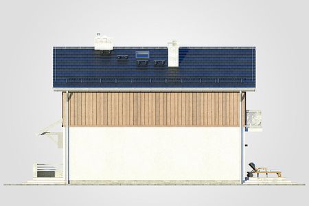 Фасад дома CCF-6526-49 Фасад дома CCF-6526-49