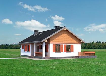 Фасад дома GFE-8145-38 Фасад дома GFE-8145-38