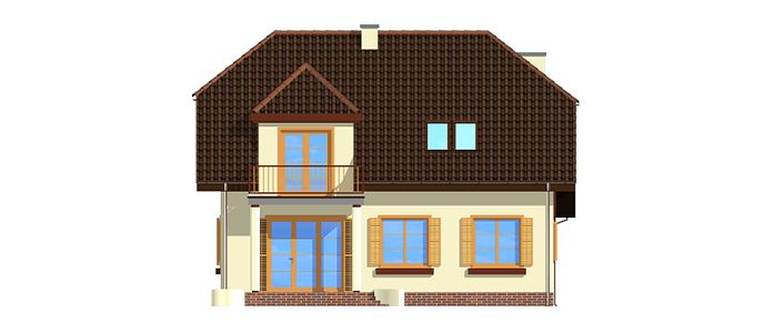 Фасад дома CDA-4689-82 Фасад дома CDA-4689-82