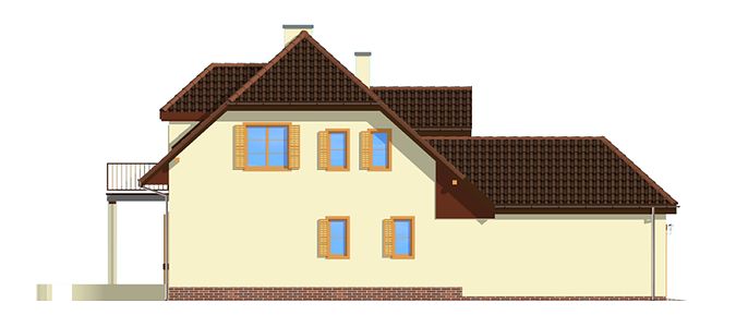 Фасад дома CDA-4689-82 Фасад дома CDA-4689-82
