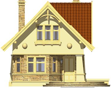 Фасад дома EAD-3738-45 Фасад дома EAD-3738-45