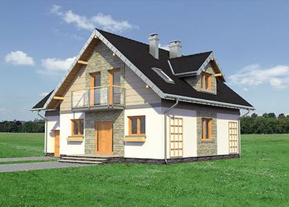 Фасад дома KDH-9796-75 Фасад дома KDH-9796-75
