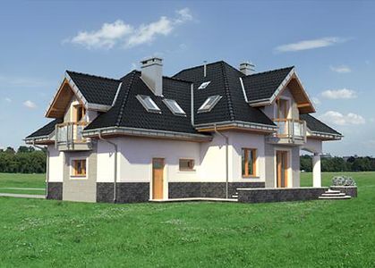 Фасад дома AFG-3691-49 Фасад дома AFG-3691-49