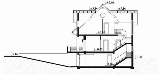 Фасад дома BAK-4464-22 Фасад дома BAK-4464-22