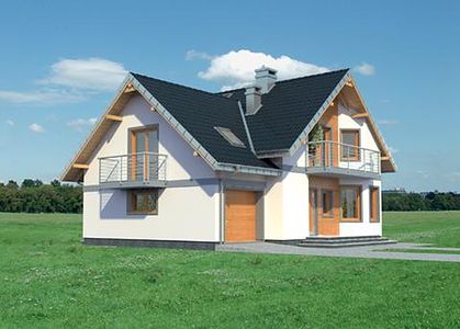 Фасад дома CFD-8788-96 Фасад дома CFD-8788-96