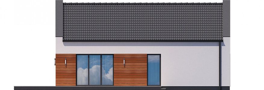 Фасад дома EAE-6613-55 Фасад дома EAE-6613-55