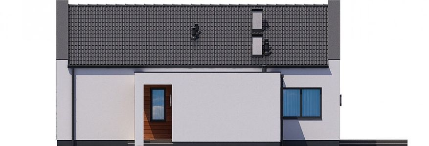 Фасад дома EAE-6613-55 Фасад дома EAE-6613-55