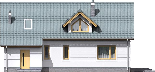 Фасад дома FDC-5517-89 Фасад дома FDC-5517-89