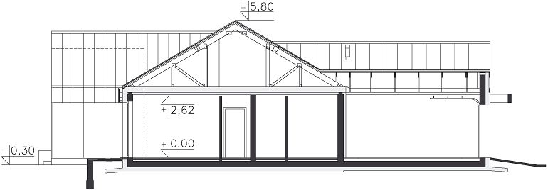 Фасад дома CCA-9262-34 Фасад дома CCA-9262-34