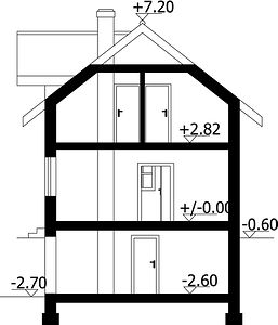 Фасад дома EFA-5897-47 Фасад дома EFA-5897-47