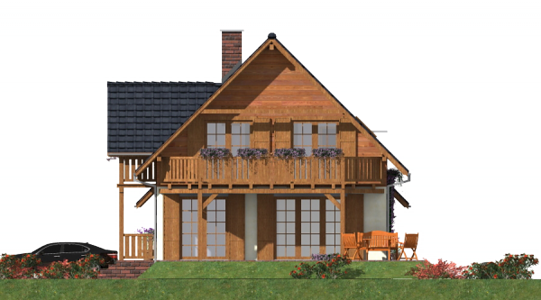 Фасад дома BDD-4162-14 Фасад дома BDD-4162-14
