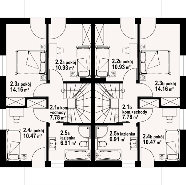 План 2 этажа дома BCB-9764-39 План 2 этажа дома BCB-9764-39