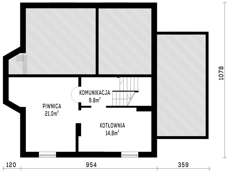 План 1 этажа дома BGB-7459-97 План 1 этажа дома BGB-7459-97
