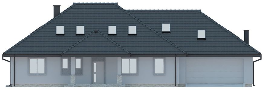 Фасад дома CEK-9738-34 Фасад дома CEK-9738-34