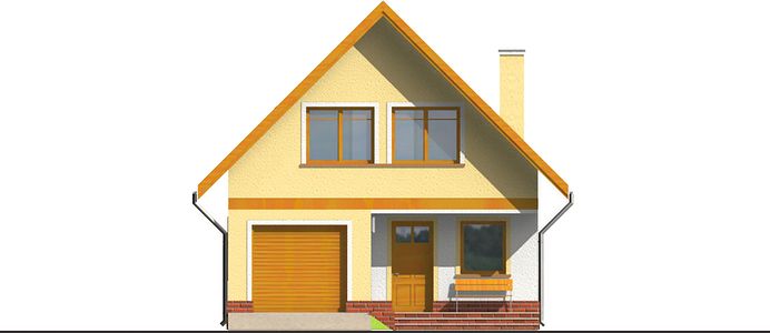 Фасад дома BDF-4716-44 Фасад дома BDF-4716-44